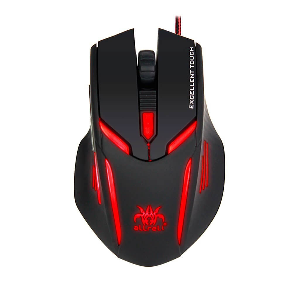 [Discontinued] aLLreLi SK-T2 4000DPI Programmable Optical Gaming Mouse for PC